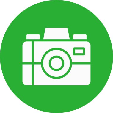Kamera. Web simgesi basit illüstrasyon