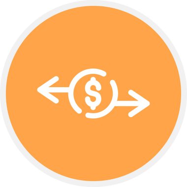 Ok Satırı Çemberi Basit Simge, Vektör Resimleri