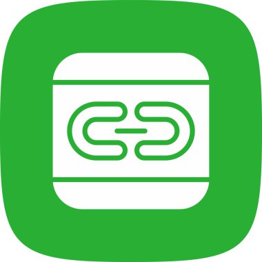 Basit bağ simgesi, vektör çizim