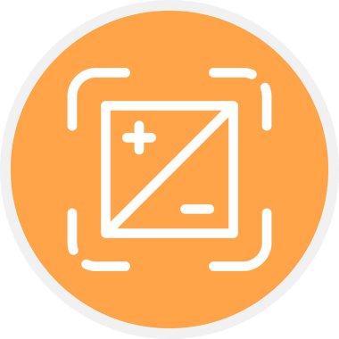 Pozlandırma Çizgisi Çemberi Basit Simge, Vektör ResmiComment