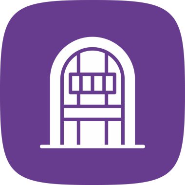 Zindan Simgesi Simgesi, Vektör İllüstrasyonu