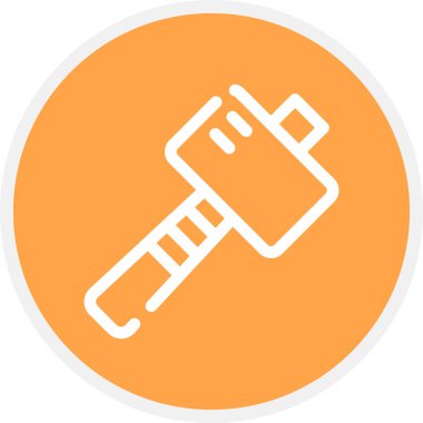 Geçmiş Satır Çemberi _ Satır Çemberi Basit Simge, Vektör Resimleri