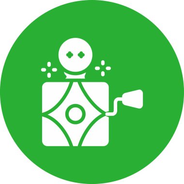 Robot simgesinin vektör illüstrasyonu