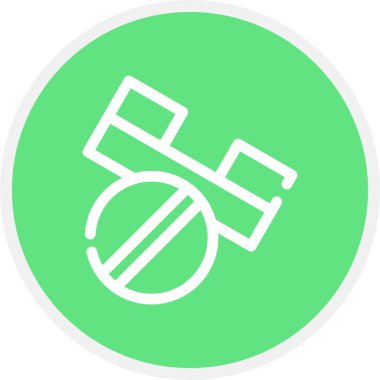 İletişim Satırı Çemberi Basit Simge, Vektör Resimleri Yok