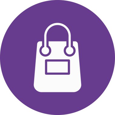 el çantası simgesi vektör illüstrasyonu