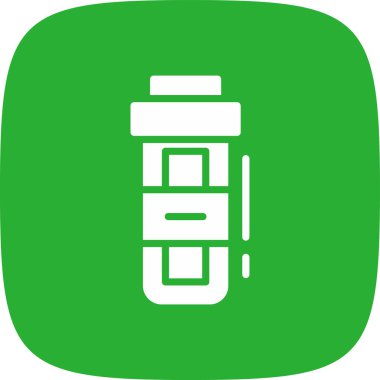 Kan Testi Basit Simge, Vektör İllüstrasyonu