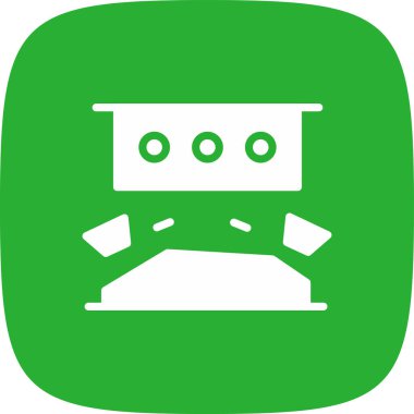 Panning Basit Simge, Vektör İllüstrasyonu