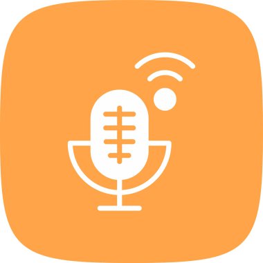 Akıllı Müzik Basit Simge, Vektör İllüstrasyonu