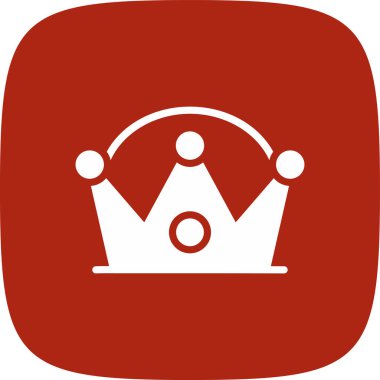 Tiara Basit Simgesi, Vektör İllüstrasyonu