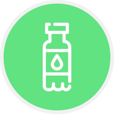 Su Hattı Çemberi Basit Simge, Vektör Resimleri