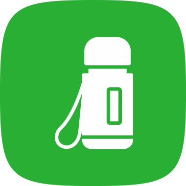 termos basit simgesi, vektör illüstrasyonu