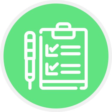 Pano Satırı Çemberi Basit Simge, Vektör Resimleri