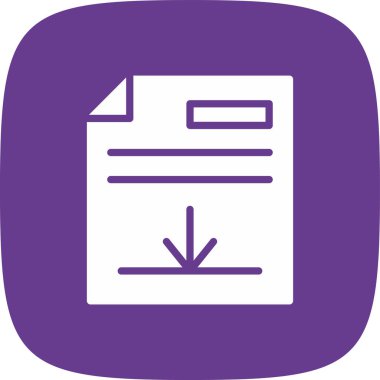 Belgenin vektör illüstrasyonu