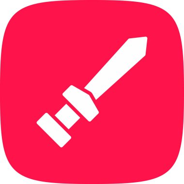 Kılıç basit simgesi, vektör gösterimi