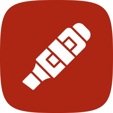 İşaretleyici Simgesi Basit, Vektör İllüstrasyonu