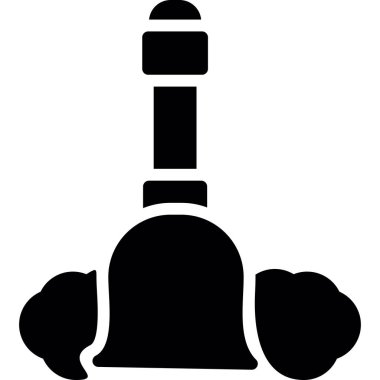 Zil. Web simgesi basit illüstrasyon