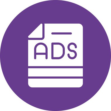 reklam reklam ikonu ana hatları biçiminde