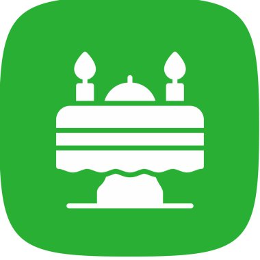 Pasta Simgesinin Vektör illüstrasyonu