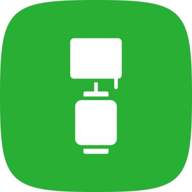 lamba basit simgesi, vektör çizim