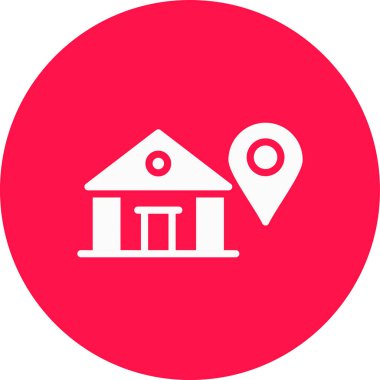 ev simgesi vektör illüstrasyonu