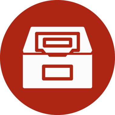 kutu simgesi vektör illüstrasyonu