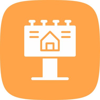 Eve. Web simgesi basit illüstrasyon