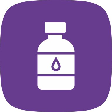 su şişesi simge vektör çizim