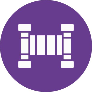 Modern b 'nin vektör illüstrasyonu eksik simgesi