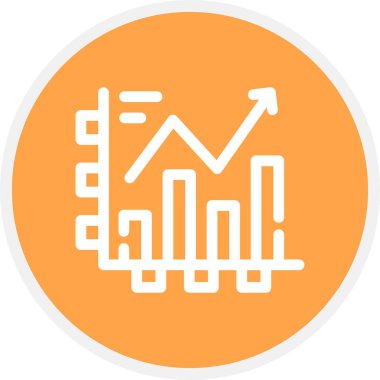 Satır Çizelgesi Çemberi Basit Simge, Vektör Resimleri