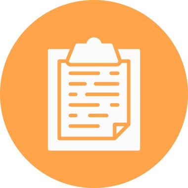 Belge simgesinin vektör illüstrasyonu