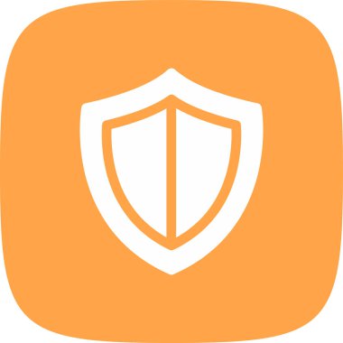 kalkan ikon vektör illüstrasyonu