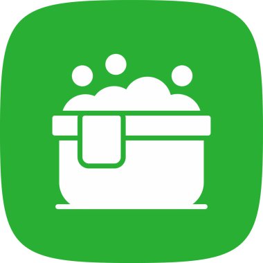 Çamaşır Simgesi, Vektör İllüstrasyonu