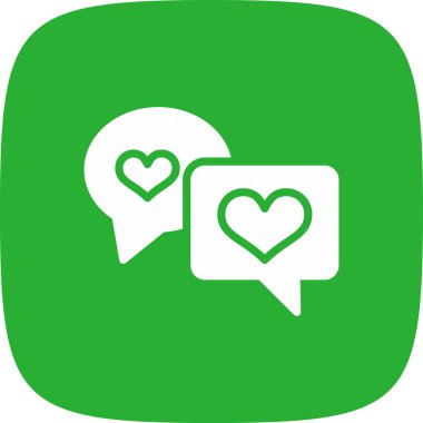 kalp sohbet simgesi yeşil