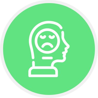 Satır Çemberi Basit Simgesi, Vektör İllüstrasyonu Şikayet Et