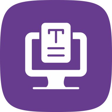 Modern simgenin vektör illüstrasyonu