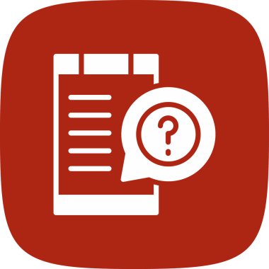 Soru işareti vektör illüstrasyonu