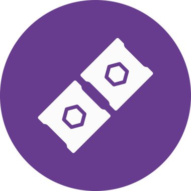 Yemek. Web simgesi basit illüstrasyon