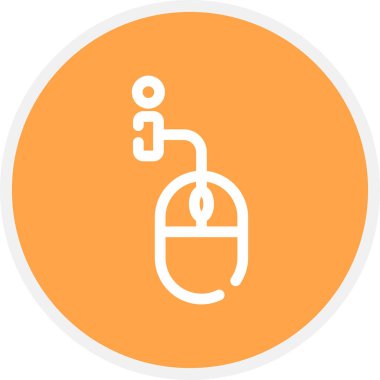 Fare Çizgisi Çemberi Basit Simge, Vektör ResmiComment