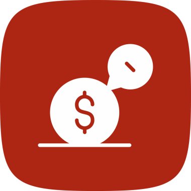 PIN basit simgesi, vektör çizim