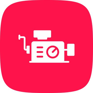 Et öğütücü basit simge, vektör illüstrasyonu