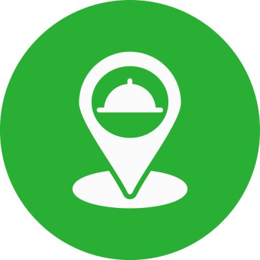 Harita işaretleyici. Basit illüstrasyon