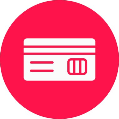 Kredi kartı ikonu vektör illüstrasyonu