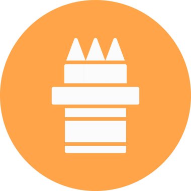 Kalem Davası Basit Simge, Vektör İllüstrasyonu