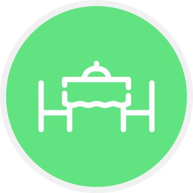 Sevgililer Günü Tablosu Çemberi Basit Simge, Vektör Resimleri