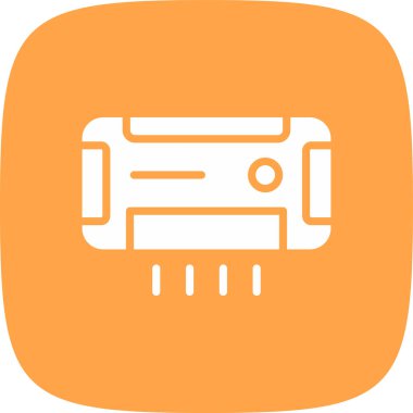 Ac Basit Simgesi, Vektör İllüstrasyonu