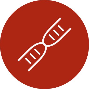 DNA simgesinin vektör illüstrasyonu