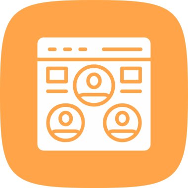 Seçimler Basit Simge, Vektör İllüstrasyonu