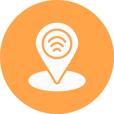 Sinyal Basit Simgesi, Vektör İllüstrasyonu