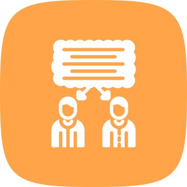 Kişisel Öğretilen Basit Simge, Vektör İllüstrasyonu