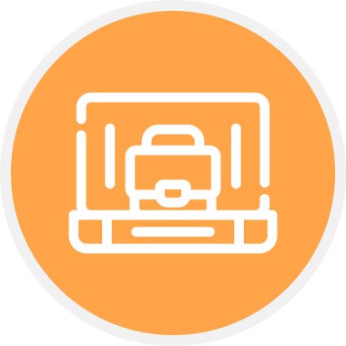 Mikro Görev Satırı Çemberi Basit Simge, Vektör Resimleri